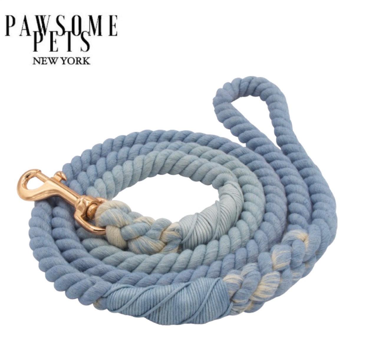 ROPE LEASH - LARKSPUR - Pawsomepetsnewyork