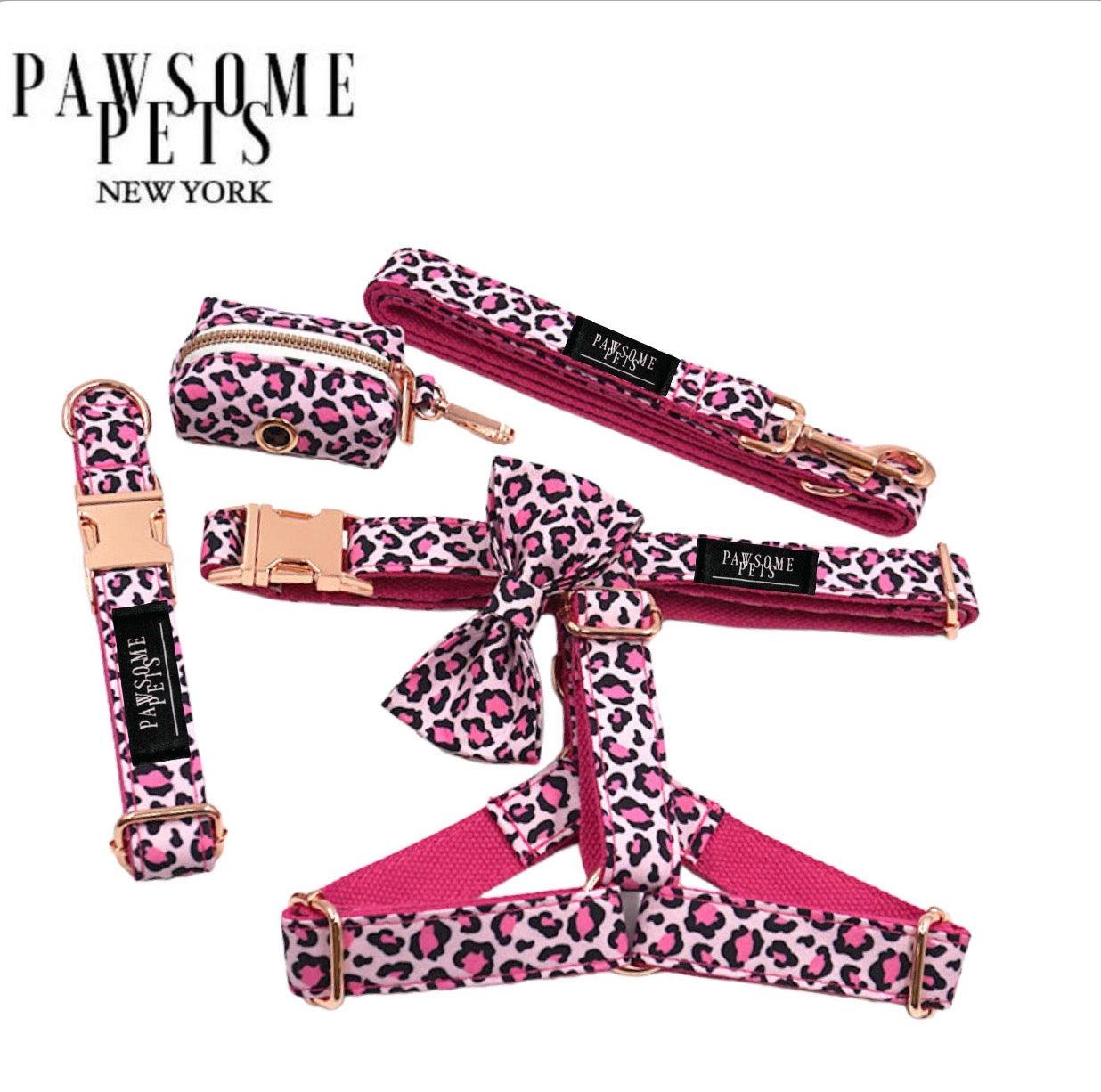 STEP IN BUNDLE - PINK LEOPARD (5 PIECES) - Pawsomepetsnewyork