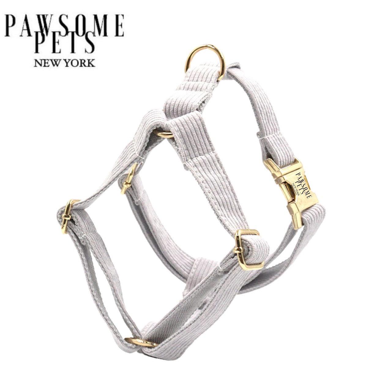 STEP IN HARNESS - LIGHT GREY - Pawsomepetsnewyork